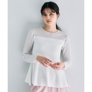 tシャツ ビスチェ切替ニットチュニック レディースの商品画像