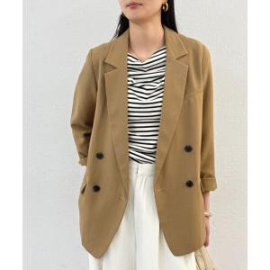 ジャケット テーラードジャケット 麻調合繊ジャケット レディース