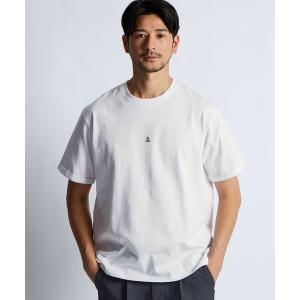tシャツ シルキータッチ ロールアップスリーブ クルーネック Tシャツ メンズ