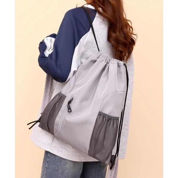 デイバック リュック 「26年春新作」バンジーコード ゴープコア ナイロン ナップサック メンズ レ...