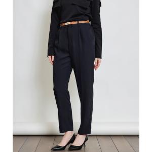 パンツ センタープレスカラーパンツ レディース