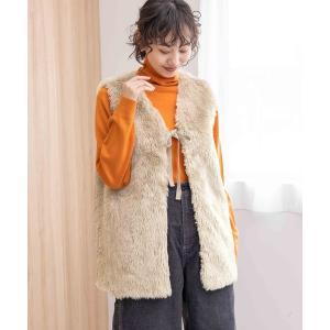 「niko and...」 ベスト FREE ベージュ レディース