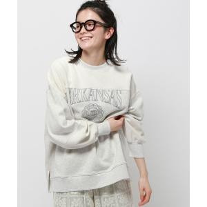 「niko and...」 スウェットカットソー FREE グレー レディース