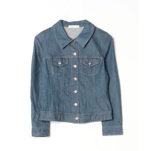 「LAISSE PASSE」 デニムジャケット 36 ネイビー レディース