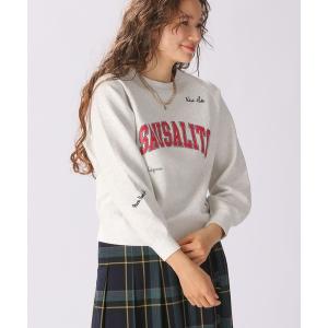 「niko and...」 スウェットカットソー MEDIUM グレー レディース