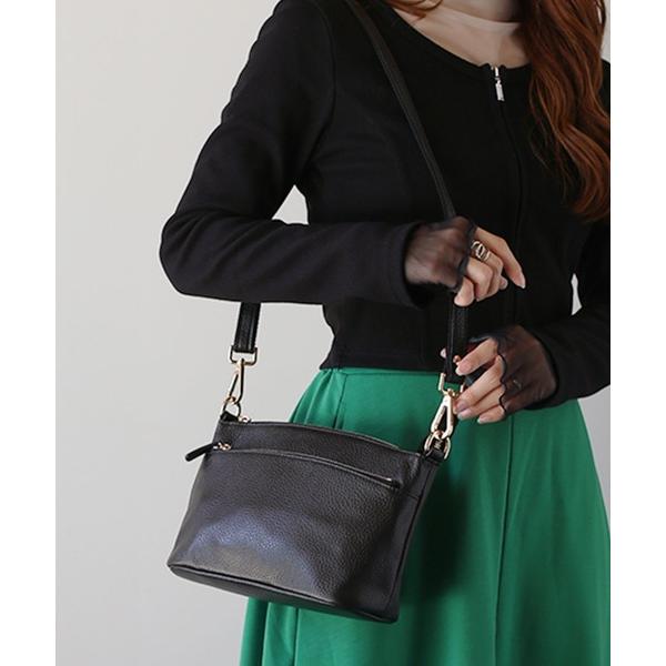 「mieno」 ショルダーバッグ FREE ブラック レディース