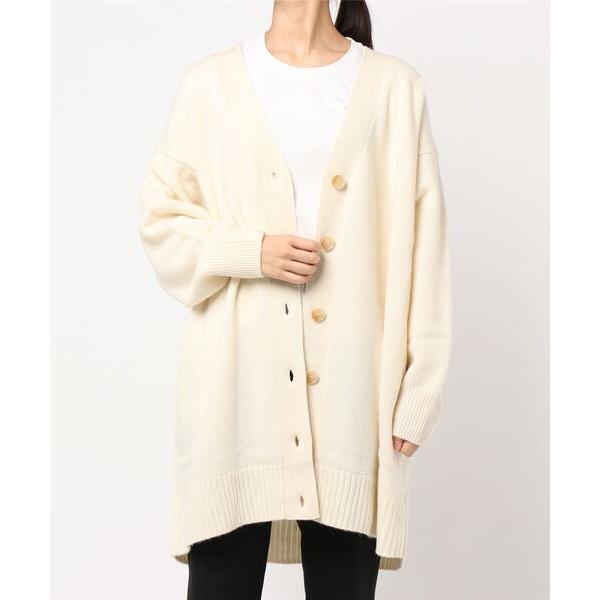 「N.O.R.C」 ニットカーディガン S ホワイト レディース