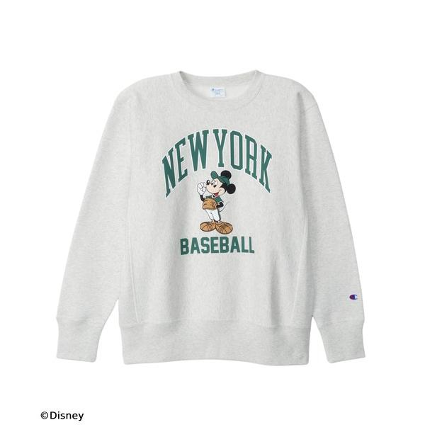 「Champion」 スウェットカットソー SMALL グレー レディース