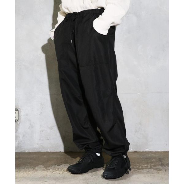 「TAION」 イージーパンツ - ブラック メンズ