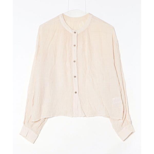 「Java」 長袖ブラウス M ベージュ レディース