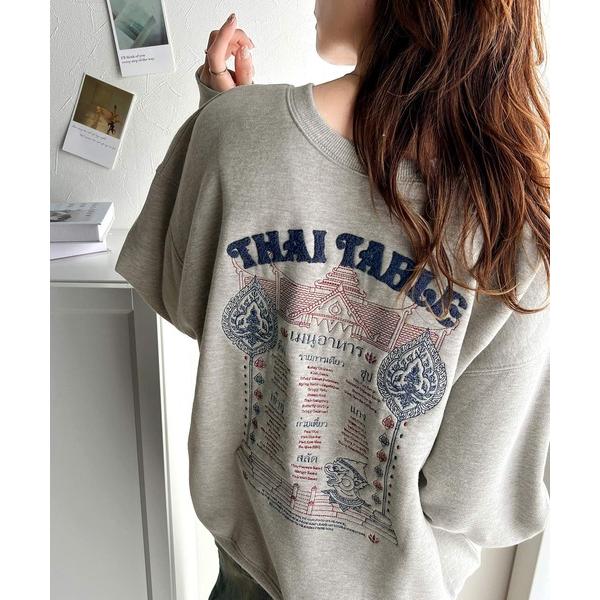 「Java」 スウェットカットソー X-LARGE グレー レディース