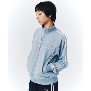 「FCMM」 ジャージブルゾン MEDIUM ライトブルー メンズ