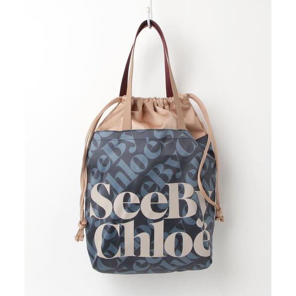 「SEE BY CHLOE」 トートバッグ FREE ネイビー レディース