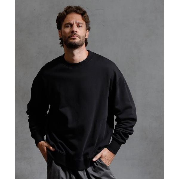 「paradigm」 スウェットカットソー MEDIUM ブラック メンズ