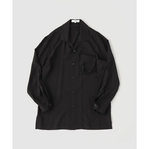 シャツ SULVAM / サルバム オープンカラーレーヨンシャツ メンズ