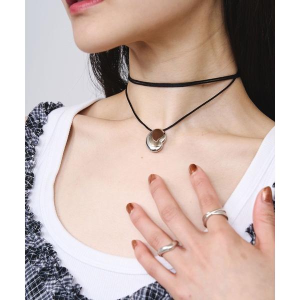 ネックレス (SOAC)PLUMP DROP CORD NECKLACE レディース