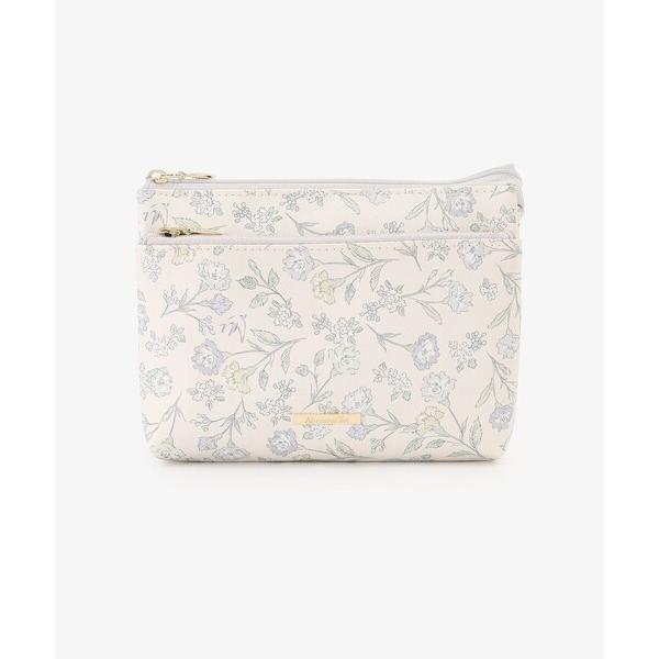 ポーチ フラワーダブルポーチ レディース