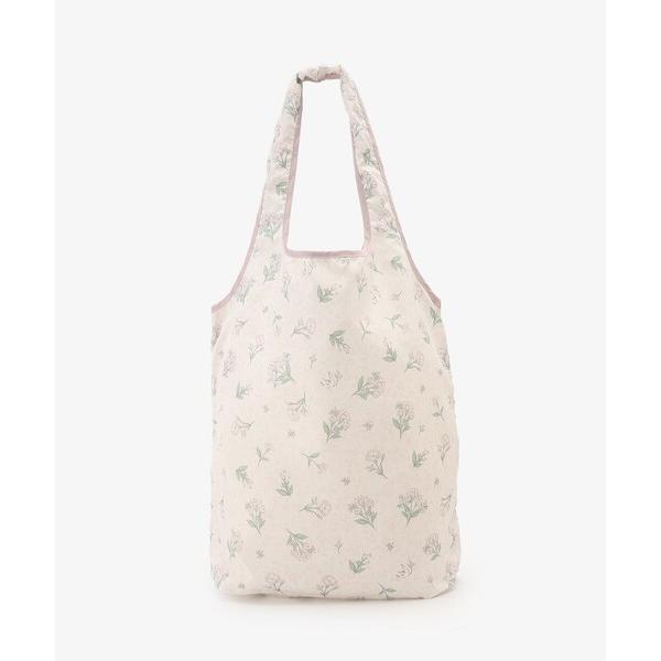 エコバッグ フラワーアートコンパクトバッグL