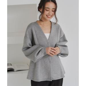 「titivate」 カーディガン M グレー レディース