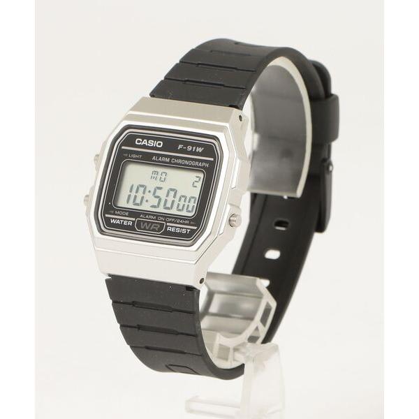 「CASIO」 デジタル腕時計 FREE シルバー メンズ