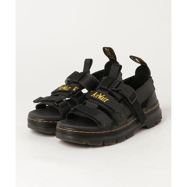 「Dr. Martens」 フラットサンダル - ブラック レディース