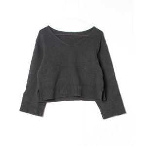 「titivate」 長袖ニット M グレー レディース
