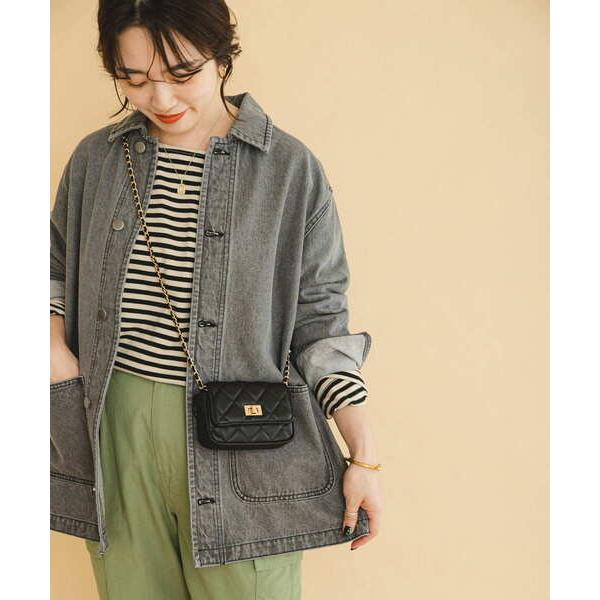 「ITEMS URBANRESEARCH」 デニムジャケット FREE ブラック レディース