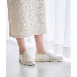 「JELLY BEANS」 スリッポン 24 アイボリー レディース