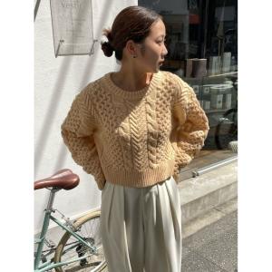 「titivate」 長袖ニット FREE オレンジ レディース