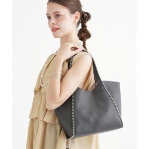 「saloon」 トートバッグ FREE グレー レディース