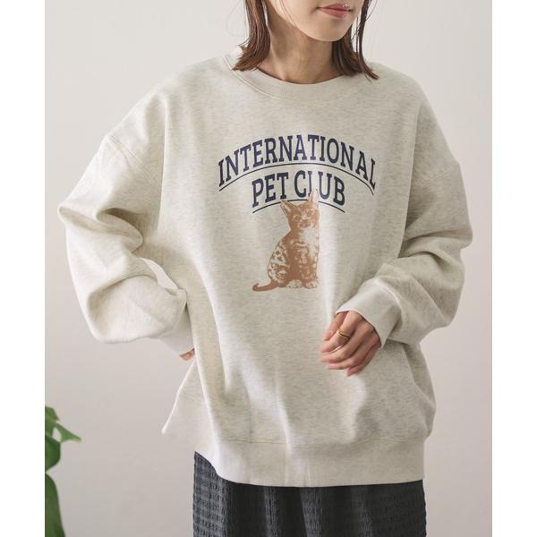 「Crisp」 スウェットカットソー FREE ネイビー レディース