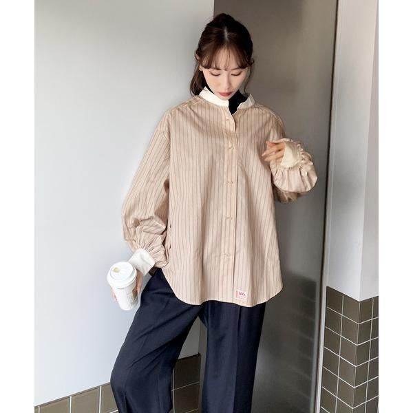 「Java」 長袖ブラウス MEDIUM ピンク系その他 レディース