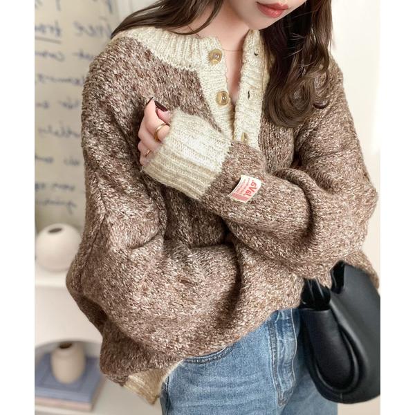 「Java」 長袖ニット SMALL ベージュ レディース