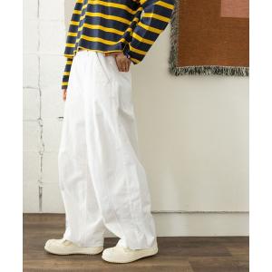 「niko and...」 イージーパンツ LARGE ホワイト レディース