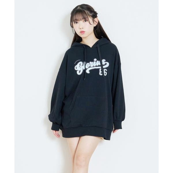 ワンピース 「LTXC/綿100%」ロゴパーカチュニックワンピ キッズ 子供服 女の子