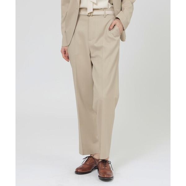 パンツ 「Nikkei Magazine掲載」ウーステッド　パンツ レディース