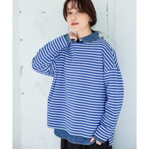 tシャツ ハイゲージポンチボーダープルオーバー レディース