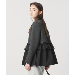 tシャツ ペプラムフリル カットソー レディースの商品画像