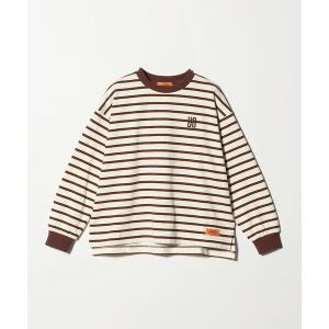 tシャツ 「別注」「UNIVERSAL OVERALL」ボーダー ロングスリーブ / キッズ 140cm-160cm キッズ 子供服 男の子 女の子