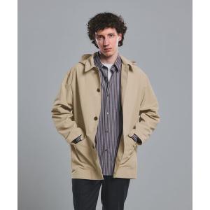 ステンカラーコート コート DICROS ミドル フード ステンカラー コート -撥水- メンズ