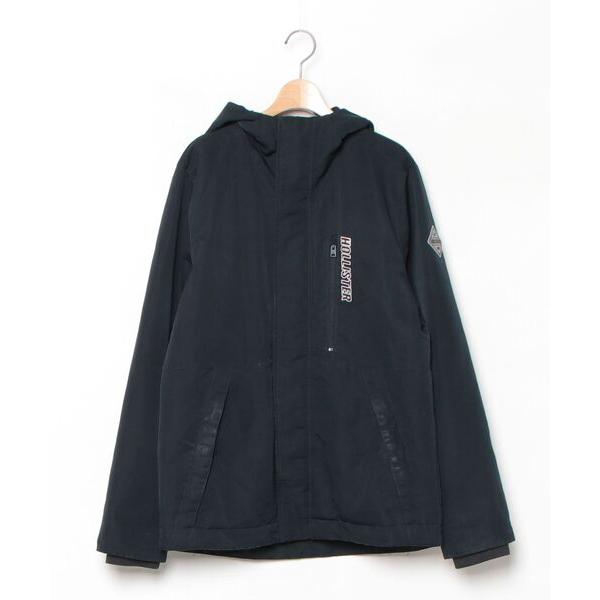 「Hollister」 マウンテンパーカー L ネイビー メンズ