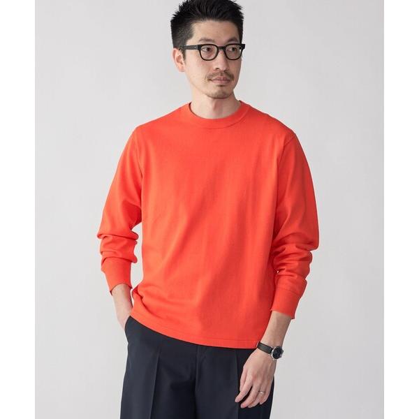 「SHIPS」 長袖ニット MEDIUM オレンジ メンズ