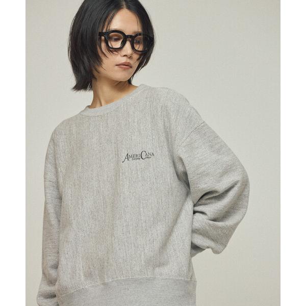 「AMERICANA」 スウェットカットソー FREE グレー レディース