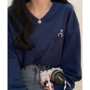 「Dalfwin」 長袖カットソー FREE ブルー レディース