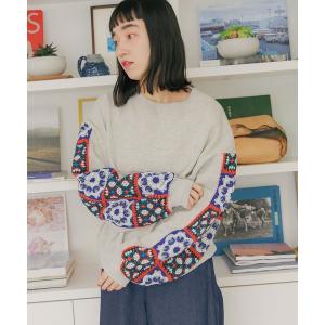 「niko and...」 スウェットカットソー MEDIUM グレー レディース