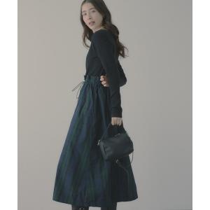 「saloon」 ドッキングワンピース FREE ブラック レディース