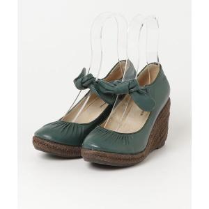 「tsumori chisato WALK」 シューズ 23.5cm グリーン レディース