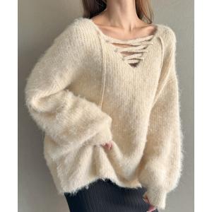 「junoah」 長袖ニット MEDIUM アイ...の商品画像