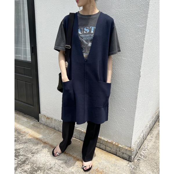 「Spick &amp; Span」 ニットベスト - ネイビー レディース