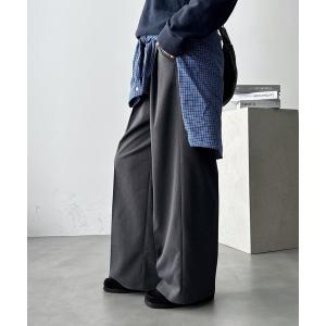 ワイドパンツ スラックス 「ユニセックス」アソートイージーワイドスラックス/ストライプ/チェック メンズ レディース